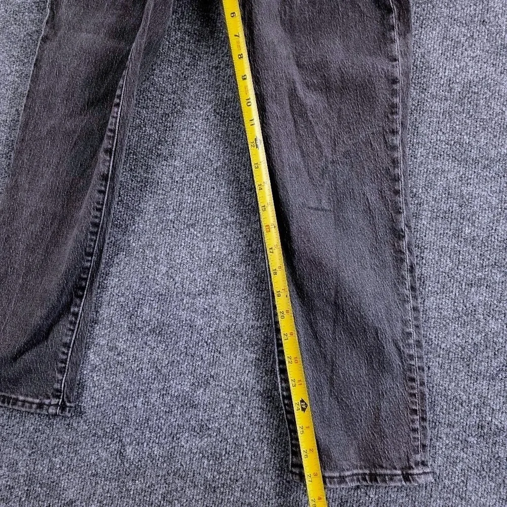 Madewell The Perfect Vintage Jean Womens 28 High Rise Straight Leg Washed Black